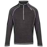 Bluzy sportowe męskie - Męska bluza Regatta Hepley Rozmiar: XXXL / Kolor: szary/czarny - miniaturka - grafika 1