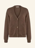 Swetry damskie - Maerz Muenchen Kardigan braun - miniaturka - grafika 1