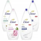 Kosmetyki do kąpieli - Dove Żel pod Prysznic dla Kobiet 720ml MIX x4 - miniaturka - grafika 1