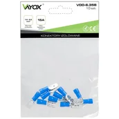 Inne mocowania - Konektory Izolowane Męskie 5 Szt. + Żeńskie 5 Szt. Niebieskie Vdd-6.35B Vayox - miniaturka - grafika 1