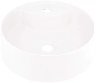 Deante Silia Umywalka granitowa nablatowa z otworem na baterię alabaster CQS_AU4B - Umywalki - miniaturka - grafika 1