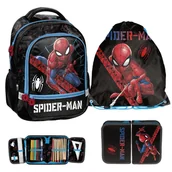 Zestawy szkolne - Zestaw szkolny 3-elementowy Spider-Man Paso tornister worek piórnik dla chłopca - miniaturka - grafika 1