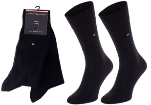 Tommy Hilfiger Skarpety Skarpetki 2 Pary Black 371111 200 43-46 - Skarpetki męskie - miniaturka - grafika 1