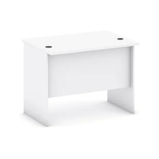 B2B Partner Biurko proste, długość 1000 mm, biały 437432 - Biurka - miniaturka - grafika 1