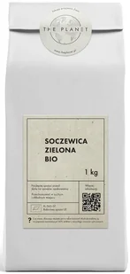 SOCZEWICA ZIELONA BIO 1 kg - THE PLANET - Ziarna i nasiona roślin strączkowych - miniaturka - grafika 1