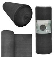 Akcesoria do ogrodzeń - Gruba Siatka Cieniująca Maskująca 90% Na Płot Ogrodzenie 1,5X10M Uv Szara - miniaturka - grafika 1