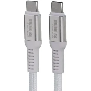 GÖTZE & JENSEN Kabel USB Typ C USB Typ C GÖTZE &amp JENSEN Golden Line 1 m Biały UC01WC-C C - Kable USB - miniaturka - grafika 1