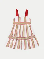 Sukienki i spódniczki dla dziewczynek - Mayoral Sukienka letnia 3936 Kolorowy Regular Fit - miniaturka - grafika 1