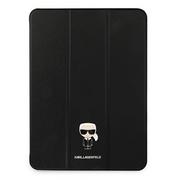 Etui do tabletów - Apple Etui na tablet Karl Lagerfeld Metal Saffiano na pro iPad Pro 12.9" KLFC12OKMK) Czarne - miniaturka - grafika 1