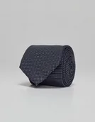 Krawaty i muchy męskie - krawat seta&cottone 73 granatowy - miniaturka - grafika 1