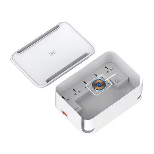 Listwa zasilająca z organizerem, 5x AC, 3x USB, LDNIO SN5310W (biała) - Listwy zasilające - miniaturka - grafika 2