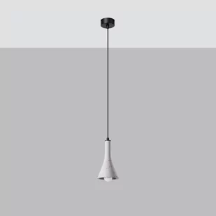 Rea lampa wisząca 1xE14 czarna/beton SL.1223 - Lampy sufitowe - miniaturka - grafika 1