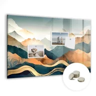 Tablice i flipcharty - Tablica Dekoracyjna na Magnes, 60x40 cm + Magnesy, Góry krajobraz - miniaturka - grafika 1