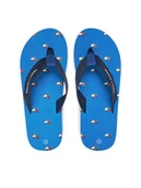 Buty dla chłopców - Tommy Hilfiger Japonki T3X8-33909-0058A023 S Niebieski - miniaturka - grafika 1