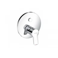 Baterie podtynkowe - KLUDI 376590565 PURE & EASY podtynkowa bateria wannowo-natryskowa, do 88011, przełącznik PUSH&SWITCH - miniaturka - grafika 1