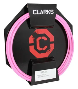 Clarks Przewód hamulca hydraulicznego CLARK'S MAGURA Przód + Tył różowy A-CLA-HH2-3MPINK - Hamulce rowerowe - miniaturka - grafika 1
