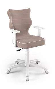 Fotel biurowy, krzesło biurowe Entelo Good Chair Ergonomiczne krzesło Duo JS08, 6, różowo-białe CA-D-6-A-B-JS08-B - Fotele i krzesła biurowe - miniaturka - grafika 1