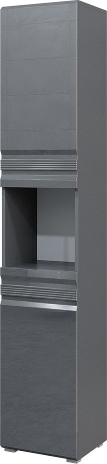 Vicco Szafka łazienkowa Freddy, 36 x 190.5 cm, Antracyt wysoki połysk