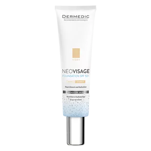 Dermedic BIOGENED Neovisage pielęgnacyjny fluid krem nawilżający spf50 IVORY 30 ml - Balsamy i kremy do ciała - miniaturka - grafika 1
