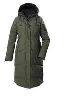 Płaszcze damskie - G.I.G.A. DX Kobiety Pikowany płaszcz/funkcjonalny płaszcz/parka z kapturem GW 41 WMN QLTD CT, oliv, 42, 43591-000 - miniaturka - grafika 1
