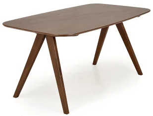 prostokątny Orzechowy stół w stylu retro Bogesi - Stoły - miniaturka - grafika 1