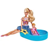 Lalki dla dziewczynek - Simba Lalka 29cm Simba Zabawa W Basenie Wb - miniaturka - grafika 1