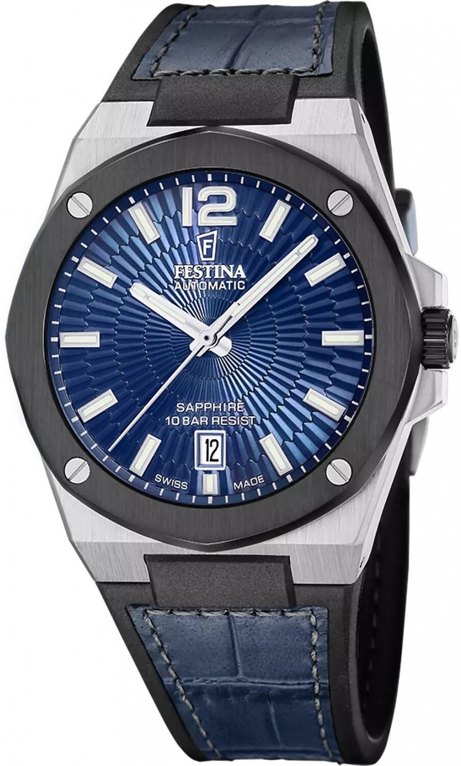 Zegarek Festina Zegarek męski Festina F22005-2 niebieski