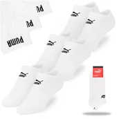 Skarpetki męskie - Puma Skarpety Stopki Białe Bawełna 94710906 3 pary Rozmiar 35/38 - miniaturka - grafika 1