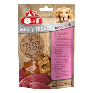 8in1 Przysmak 8in1 Meaty Treats Freeze Dried Kaczka Przysmaki liofilizowane dla psa op 50g - Przysmaki dla psów - miniaturka - grafika 2
