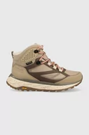 Buty trekkingowe damskie - Jack Wolfskin buty Terraventure Texapore Mid damskie kolor beżowy ocieplone - miniaturka - grafika 1