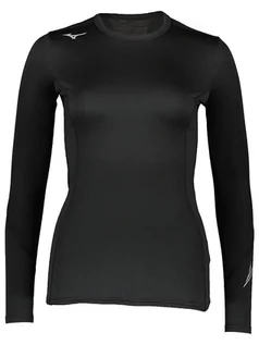 Koszulki sportowe damskie - Mizuno Koszulka funkcyjna "Virtual Body G2 Crew" w kolorze czarnym - grafika 1