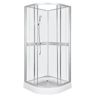 Novoterm Kabina prysznicowa Classic 90 White + bateria - Kabiny prysznicowe - miniaturka - grafika 1