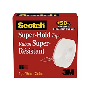 Scotch INNY Taśma Biurowa Super Hold 700k Super Mocna 19mm 25.4m Transparentna 106L177 - Akcesoria do pakowania - miniaturka - grafika 1