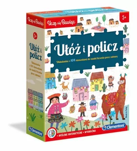 Clementoni Zabawka edukacyjna Ułóż i Policz - Zabawki interaktywne dla dzieci - miniaturka - grafika 1