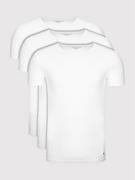Piżamy męskie - Tommy Hilfiger Komplet 3 t-shirtów Essential 2S87905187 Biały Regular Fit - miniaturka - grafika 1