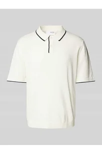 Koszulka polo z rękawem o dł. 1/2 model MATTIS - Selected Homme - Koszulki męskie - miniaturka - grafika 1