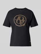 Koszulki i topy damskie - T-shirt z nadrukiem z logo model ‘Tashi’ - miniaturka - grafika 1