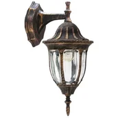 Lampy ogrodowe - Polux FLORENCJA kinkiet 1xE27 dół patyna 302571 - miniaturka - grafika 1