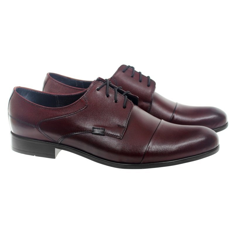 Półbuty męskie Fabio MOS-841/MR BORDO 1130 44