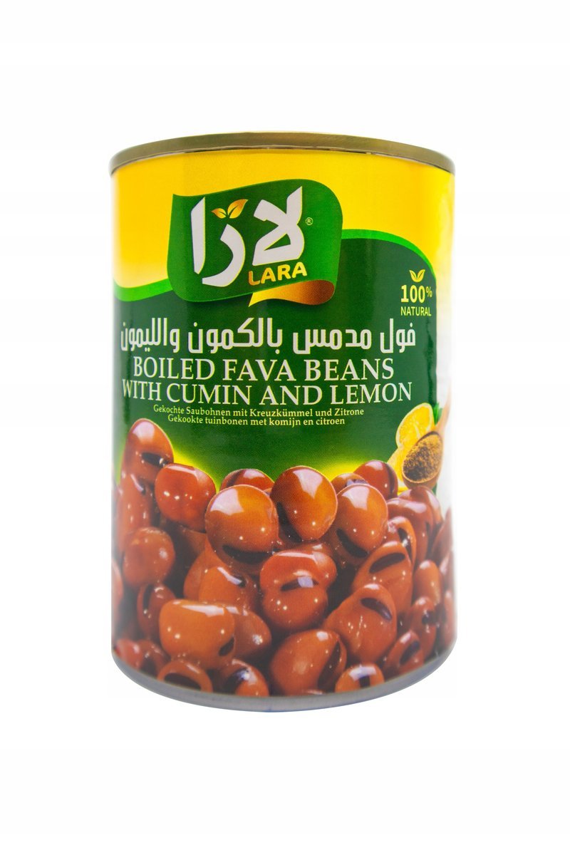 Gotowana fasola fava z kuminem i cytryną LARA - 400 g