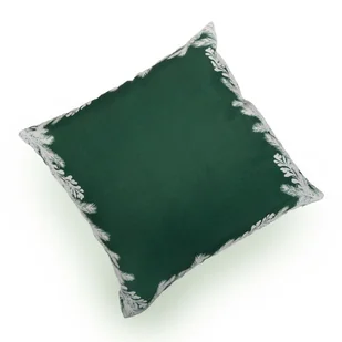 Poduszka gałązki 45 x 45 cm zielona - Poduszki dekoracyjne - miniaturka - grafika 1