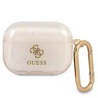 Akcesoria do słuchawek - Guess GUAPUCG4GD AirPods Pro cover złoty/gold Glitter Collection - miniaturka - grafika 1