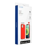 Etui i futerały do telefonów - Futerał ARAREE Typoskin do IPHONE 12 MINI czerwony - miniaturka - grafika 1