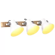 Lampy sufitowe - VidaXL Industrialna lampa ścienna, biała, 65x25 cm, E27 320517  VidaXL - miniaturka - grafika 1