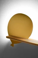 Lampy ścienne - Candellux Lampa kinkiet półeczka 5W LED 4000K IQ Kids Baloon złoty 21-85108 21-85108 - miniaturka - grafika 1