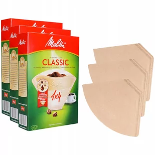 3X Melitta Classic Filtry Papierowe Do Kawy Rozmiar 4 / 80Szt. - Akcesoria i części do ekspresów do kawy - miniaturka - grafika 1