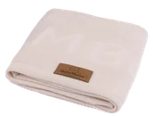 Koce i narzuty dla dzieci - Kocyk bambusowy Thai kremowy 80x100 BabyMatex - miniaturka - grafika 1