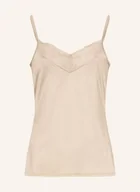 Koszulki i topy damskie - Hanro Top Lilith beige - miniaturka - grafika 1