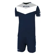 Piłka nożna - Komplet Givova Kit Campo granatowo-szary KITC53 0427 - Rozmiar - M - miniaturka - grafika 1
