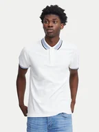Koszulki męskie - Blend Polo 20716479 Biały Regular Fit - miniaturka - grafika 1